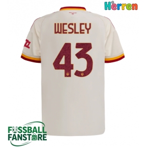 AS Roma Wesley Franca #43 Replik Auswärtstrikot 2026-27 Kurzarm
